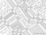 Coloring Quadrilaterals Colouring Pages sketch template