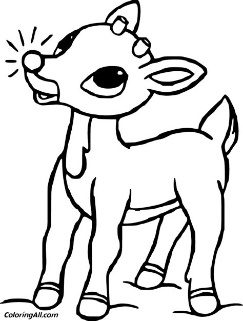 rudolph coloring pages  coloring pages world