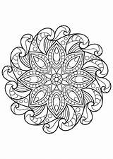 Mandalas Coloriages Complexe Adulti Justcolor Geeksvgs Adultes Tiré sketch template
