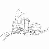 Train Coloring Pages Printable Trains Color Colouring Toy Preschool Toddler Children sketch template