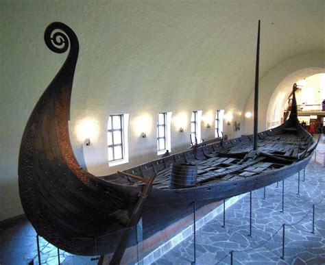 viking ship museum oslo norway  incredibly long journey