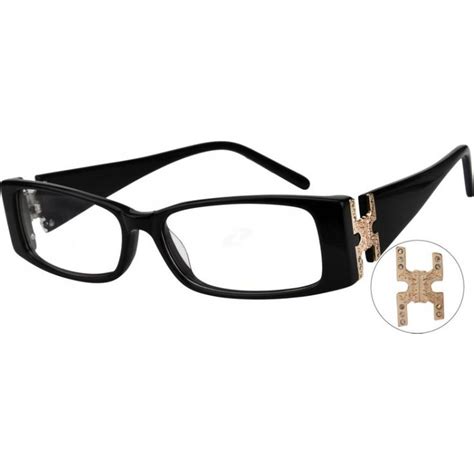 black rectangle glasses 447821 zenni optical eyeglasses