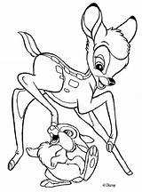 Coloring Bambi Pages Popular sketch template