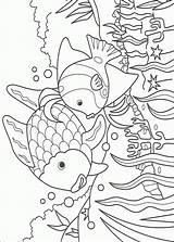 Coloring Pages Fish Rainbow Coloringpagesabc Posted sketch template