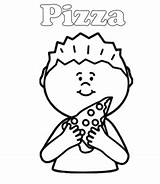Pizza Playinglearning sketch template