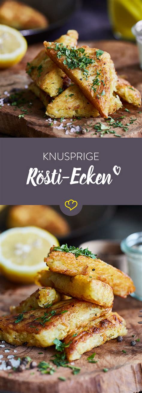 roesti ecken mit zitronen dip rezept   rezepte