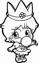 Daisy Mario Coloring Baby Pages Rosalina Color Gerbera Getcolorings Printable Wecoloringpage Da Print Bowser Flower Getdrawings Excellent Amazing sketch template