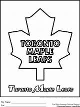 Toronto Leafs sketch template
