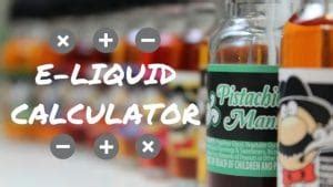 liquid calculator mix    juice vaping hardware