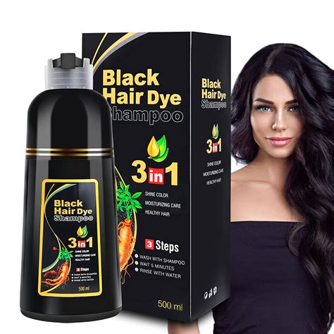 buy black hair dye shampoo meidu herbal hair color shampoo  men