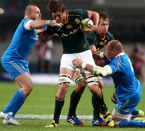south africa s eben etzebeth attracts the attention of the italy