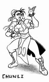 Fighter Street Chun Li Drawing Deviantart Anime sketch template