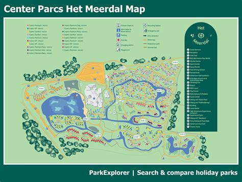 village map  center parcs het meerdal parkexplorer