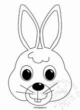 Bunny Coloring Coloringpage sketch template