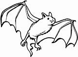 Bat Coloring Pages Vampire Halloween Supercoloring Sheets Color sketch template