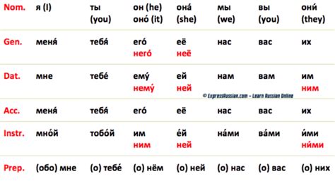 russian pronouns  number  guide  pronouns  russian expressrussiancom