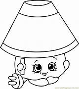 Lamp Shopkins Coloring Pages Lana Birthday Kids Coloringpages101 Betty Popular Color sketch template