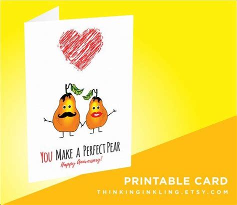 funny anniversary card printable card funny card perfect etsy funny