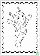 Backyardigans Coloring Print Pages Dinokids Clipart Close Library Comments sketch template