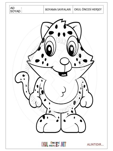 baby jaguar coloring pages  kids preschool crafts