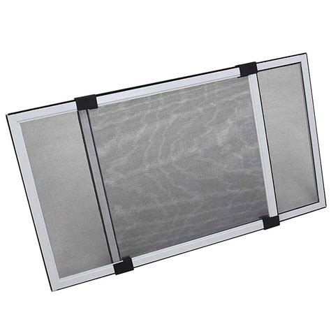 aluminum adjustable sliding window screen  ways expendable aluminum frame window screen