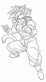 Goku Ssj4 Coloring Pages Gogeta Dbz Ssj Draw Printable Color Dibujo Library Clipart Print Comments Getcolorings sketch template