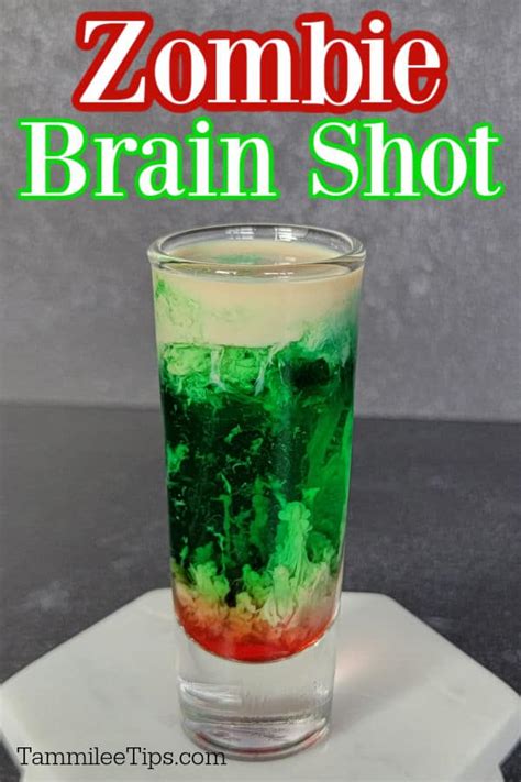 zombie brain shot recipe video tammilee tips