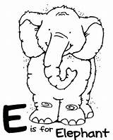 Coloring Pages Letter Elephant Animal Zoo Preschool Alphabet Printable Inspirations Little Color Moms Being Animals Sheets Cute Kids Cliparts Card sketch template