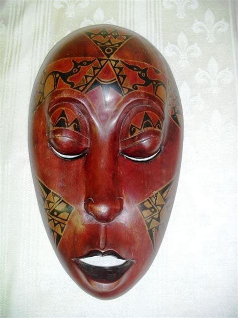 lot van vier afrikaanse maskers catawiki