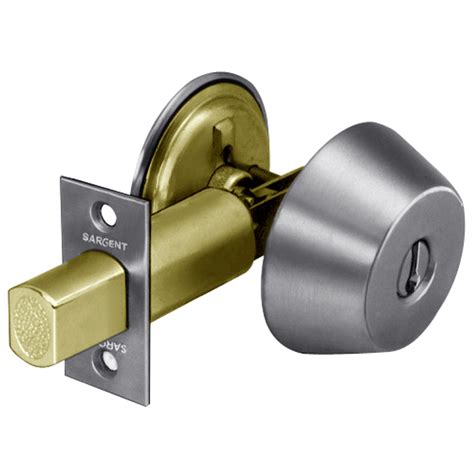 sargent  series single cylinder auxiliary deadbolt lock