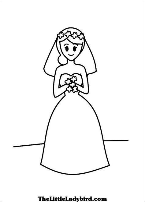 bride coloring   designlooter
