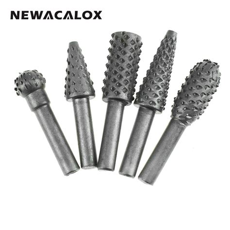 newacalox pc mm woodworking tools wood drills bits wood carving tools drill bit set micro