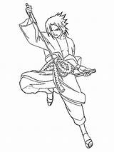 Sasuke Uchiha Coloringpage sketch template