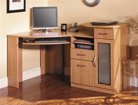 oak corner computer desk contemporary home office furniture check