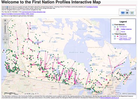 nation profiles interactive map  nations indigenous