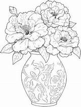 Coloring Pages Complex Flower Difficult Getdrawings Adults Getcolorings sketch template