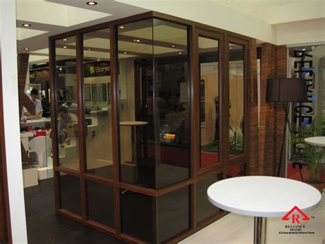 aluminium glass partition reliance home