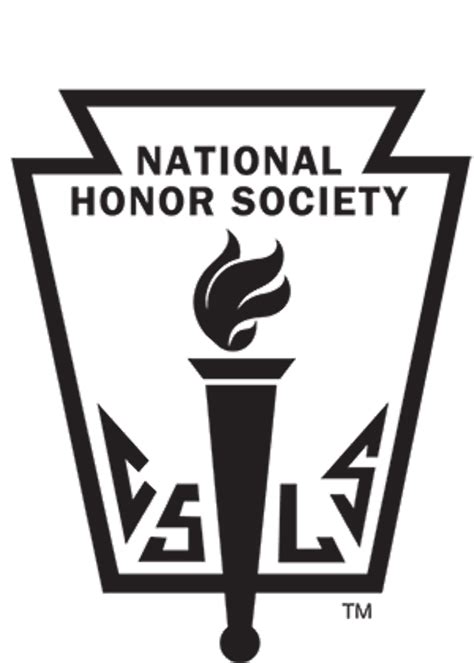 high quality national honor society logo black transparent png