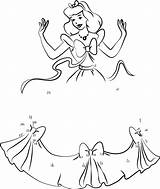 Barbie Dot Dancing Dots Connect Kids Worksheet Printable sketch template