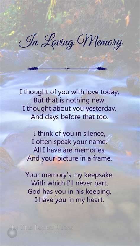 memorial sympathy quotations poems verses funeral poems funeral