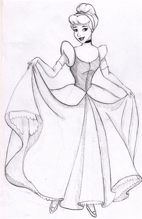 Dramaticparrot Disney Cinderella Princess Drawings Disney Sketches My