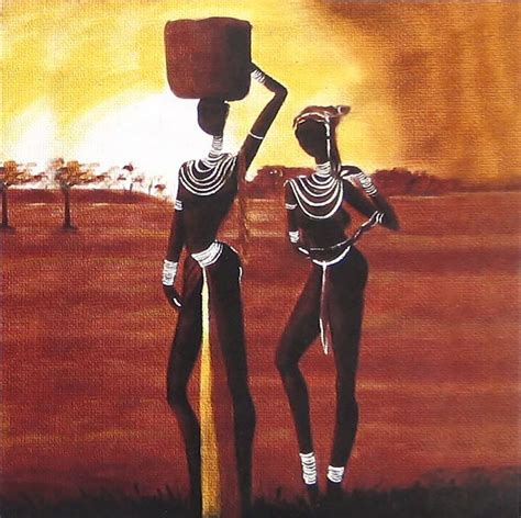 African Couple Poster