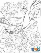 Rio Coloring Pages Printable Blu Sheets Rio2 Print Kids Colouring Movie Disney Color Bird Printables Cartoon Giveaway Ray Fheinsiders Drawings sketch template