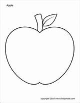 Apple Printable Apples Coloring Large Pages Firstpalette Kids Templates Template Printables Preschool Crafts sketch template