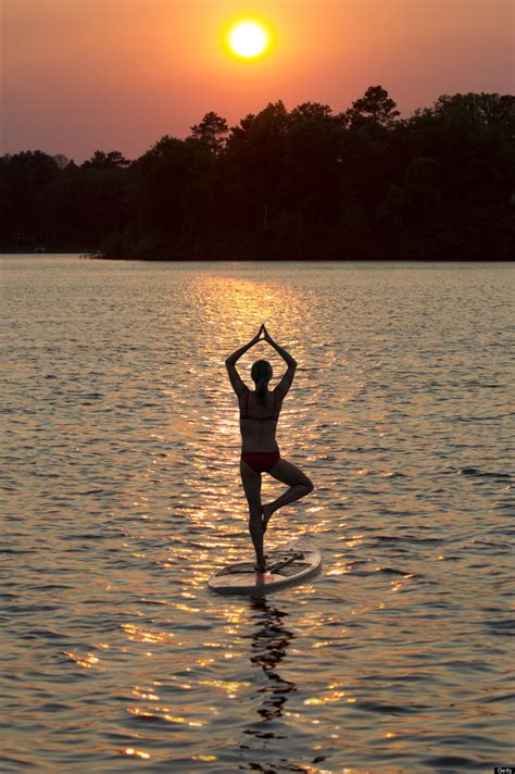 reasons    yoga   stand  paddleboard huffpost life