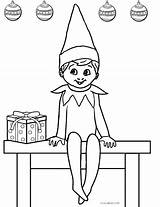 Elf Coloring Shelf Pages Printable Christmas Sheets Drawing Kids Cool2bkids Color Elves Print Template Girl Printables Sheet Cute Drawings Boy sketch template