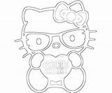 Coloring Pages Domo Kitty Hello Printable Getcolorings sketch template