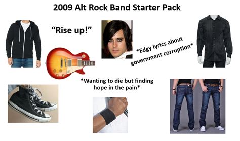 alt rock band starter pack rstarterpacks