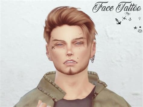 reevalys face tattoo sims  tattoos sims  update face tattoo sims