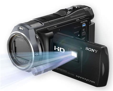 sony hdr pjv gb hd camcorder reviews  balanced optical steadyshot pj